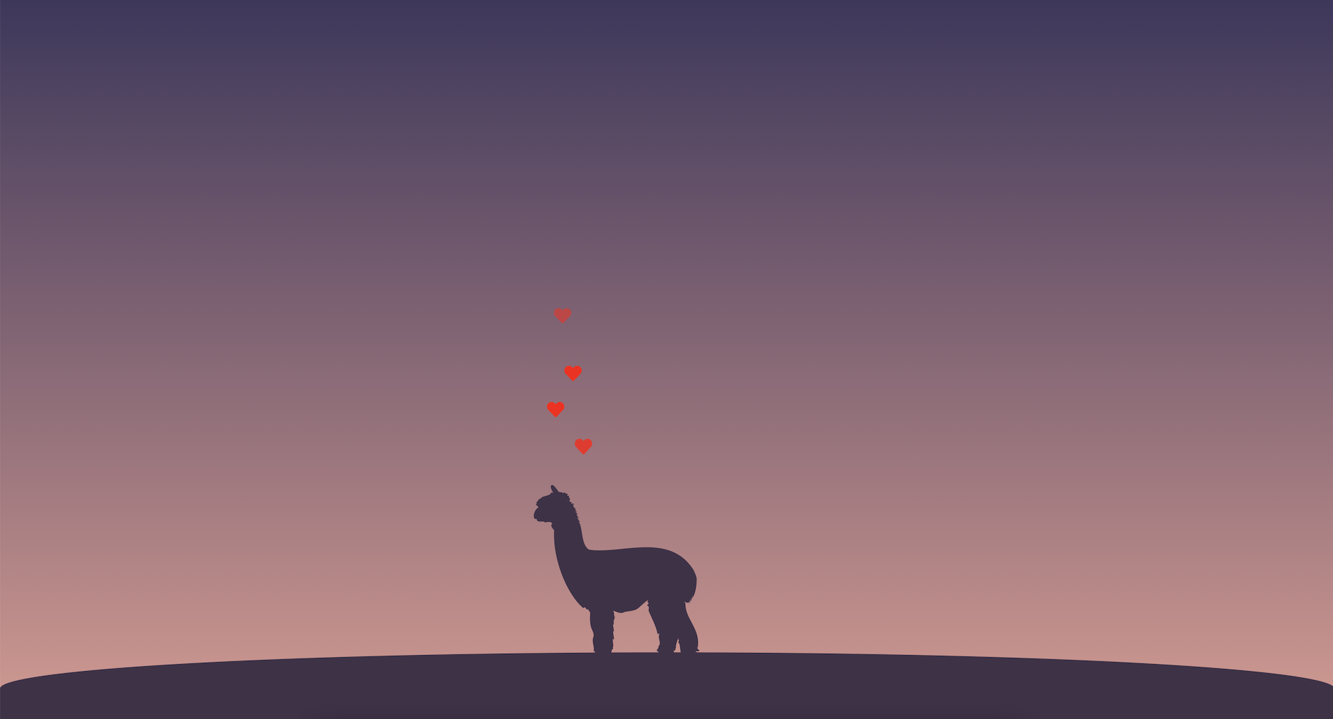 CSS Floating hearts animation